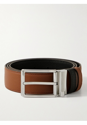 Dunhill - 3.5cm Reversible Full-Grain Leather Belt - Men - Brown - EU 85