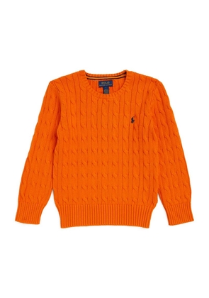 Ralph Lauren Kids Cable-Knit Polo Pony Sweater (2-6 Years)