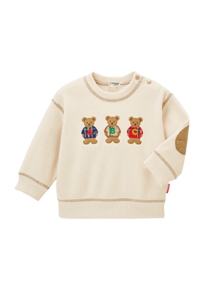 Miki House Alphabet Patch Sweater (2-4 Years)