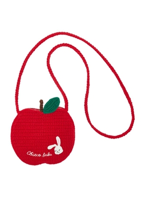 Miki House Knitted Apple Cross-Body Bag