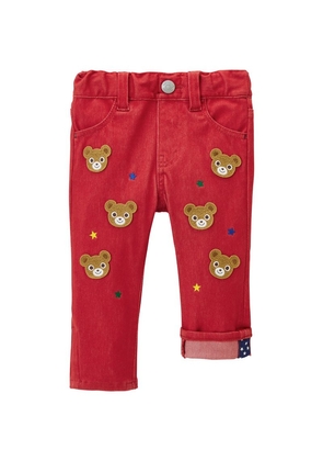 Miki House Cotton-Blend Teddy Trousers (2-7 Years)