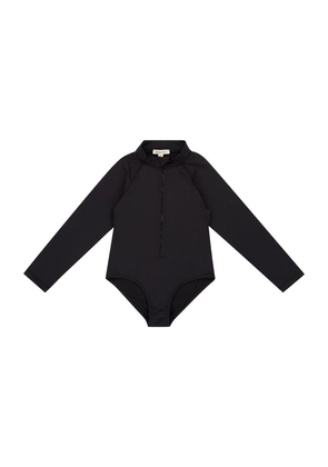 Caramel Dill Long-Sleeved Swimsuit (3-6 Years)