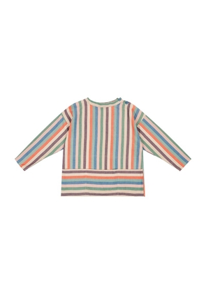 Caramel Cotton Striped Pimento Top (3-12 Years)