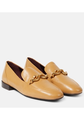 Tory Burch Jessa embellished leather loafers