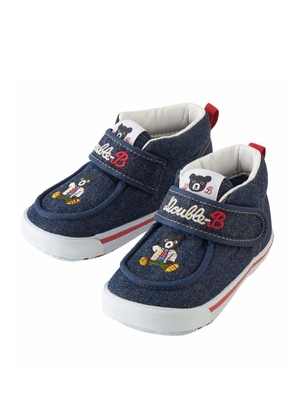 Miki House Embroidered Bear Shoes