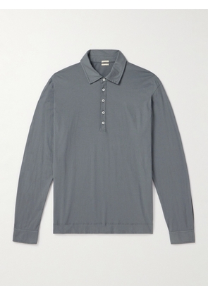 Massimo Alba - Ischia Cotton-Jersey Polo Shirt - Men - Gray - S