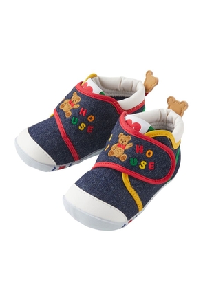Miki House Cotton-Blend Sneakers