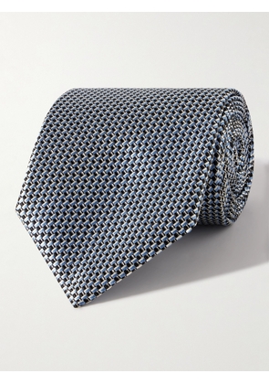 TOM FORD - 8cm Silk-Jacquard Tie - Men - Blue
