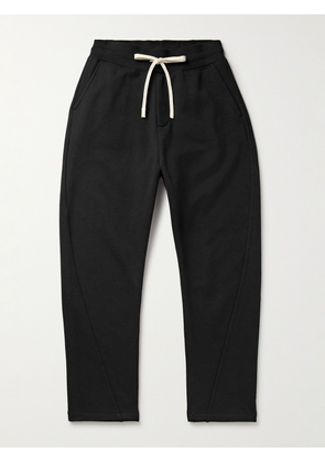 John Elliott - Studio Fleece Sendai Slim-Fit Cotton-Jersey Sweatpants - Men - Black - S