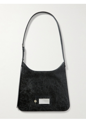 Acne Studios - Platt Cracked-Leather Messenger Bag - Men - Black