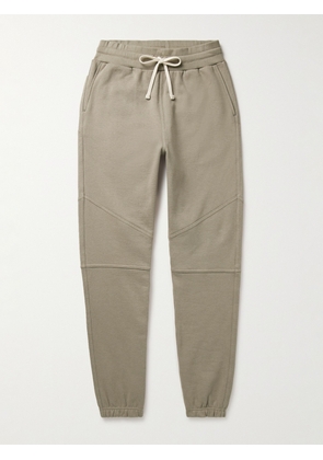 John Elliott - Studio Fleece Escobar Slim-Fit Tapered Cotton-Jersey Sweatpants - Men - Brown - S