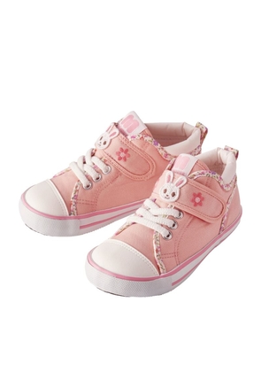 Miki House Floral Bunny Sneakers