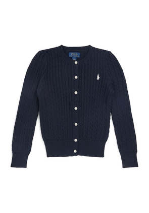 Ralph Lauren Kids Cotton Cable-Knit Cardigan (5-7 Years)