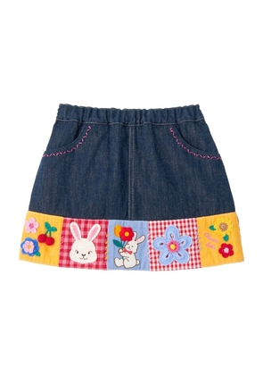 Miki House Cotton Patchwork Skirt (2-5 Years)