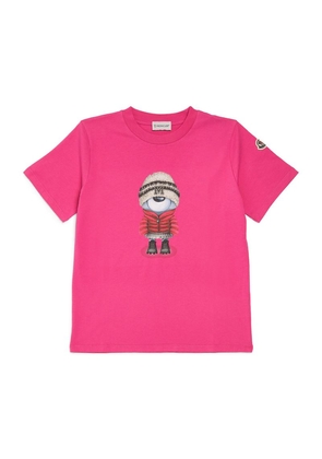 Moncler Enfant Cotton Jersey Printed T-Shirt (8-10 Years)