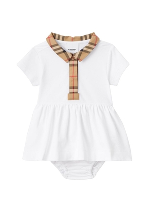 Burberry Kids Vintage Check-Trim Dress And Bloomers Set (0-18 Months)