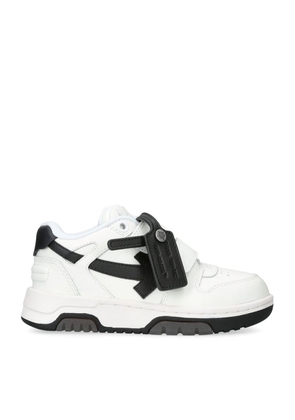 Off-White Kids Leather Out Of Office Sneakers