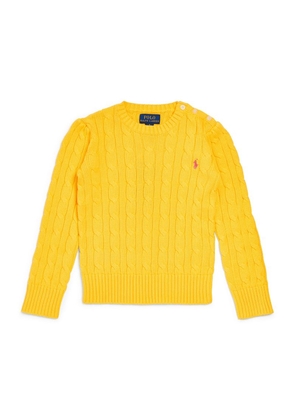 Ralph Lauren Kids Cable-Knit Polo Pony Sweater (2-6 Years)