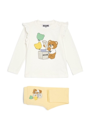 Moschino Kids Teddy Bear Top And Leggings Set (3-36 Months)