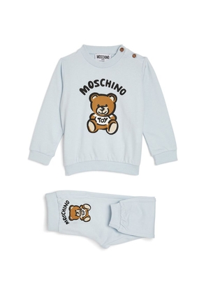 Moschino Kids Organic Cotton Teddy Bear Tracksuit (3-36 Months)