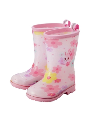 Miki House Floral Print Rain Boots