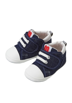 Miki House Denim Baby Shoes