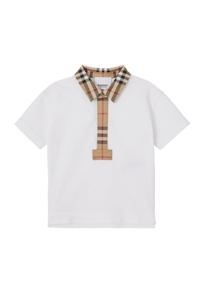 Burberry Kids Vintage Check Polo Shirt (6-24 Months)