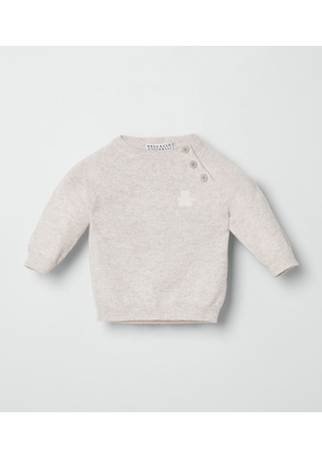 Brunello Cucinelli Kids Cashmere Buttoned Sweater