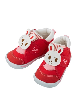 Miki House Animal Appliqué Baby Shoes