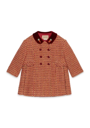 Gucci Kids Wool-Tweed Double-Breasted Coat (3-24 Months)