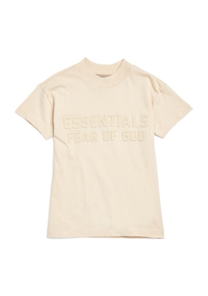 Fear Of God Essentials Kids Cotton Logo T-Shirt (2-16 Years)