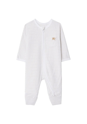 Burberry Kids Cotton Ekd All-In-One And Hat Set (1-18 Months)