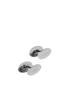 Mulberry Men's Oval Reversible Cufflinks - Silver