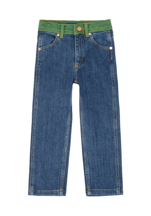Mini Rodini Kids X Wrangler Straight-leg Jeans (2-10 Years) - Blue - 6 Years