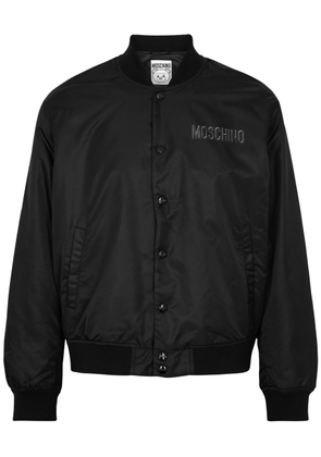 Moschino Logo-print Shell Bomber Jacket - Black - 52