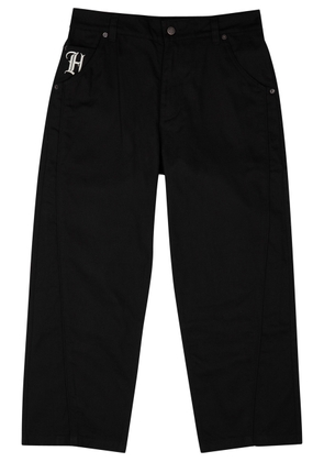 Honor The Gift Pipeline Cotton-canvas Trousers - Black - 30 (W30 / S)