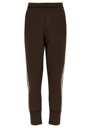 Adidas X Wales Bonner X Wales Bonner Striped Knitted Sweatpants - Dark Brown - M (UK12 / M)