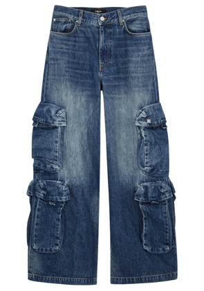 Amiri Wide-leg Cargo Jeans - Denim - 28 (W28 / UK 10 / S)