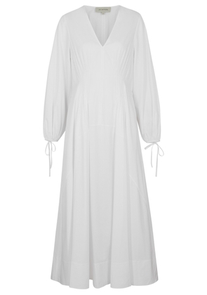 Lee Mathews Soho Cotton-poplin Maxi Dress - White - 1
