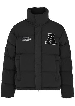 Axel Arigato Halo Logo Quilted Shell Jacket, Jacket, Black, High-Neck - XL