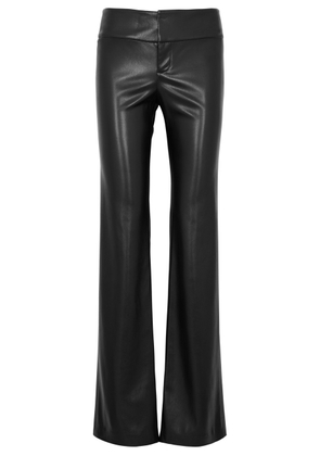 Alice + Olivia Olivia Vegan Leather Trousers - Black - 10 (UK14 / L)