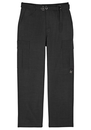 JW Anderson Padlock Stretch-wool Cargo Trousers - Grey - 46 (IT46 / S)
