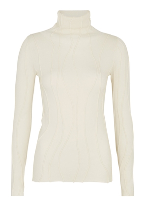 High Arrogant Roll-neck Knitted top - Off White - L