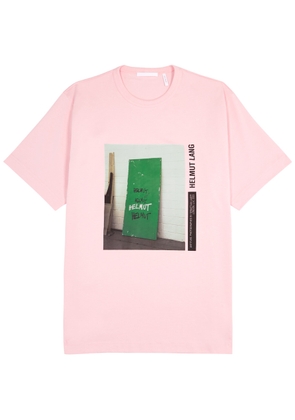 Helmut Lang Printed Cotton T-shirt - Pink - L