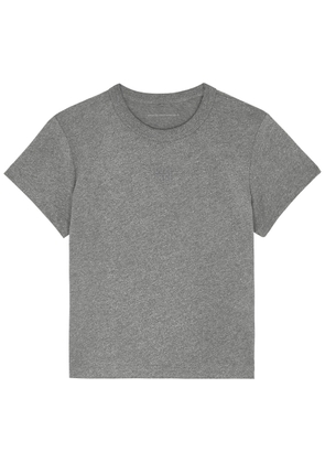 Alexander Wang Glittered Cotton T-shirt - Grey - M