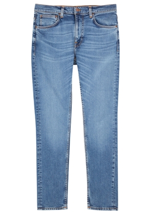 Nudie Jeans Lean Dean Slim-leg Jeans - Mid Blu - W36