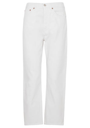 Agolde 90's Cropped Straight-leg Jeans - White - W23
