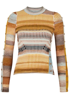 Jonathan Simkhai Maelie Space-dyed Ribbed-knit top - Brown - XS
