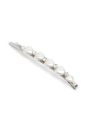 Simone Rocha Crystal and Faux Pearl-embellished Hair Clip