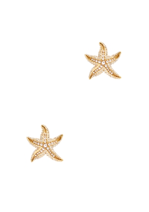 Kate Spade New York Starfish Embellished Stud Earrings - Gold - One Size
